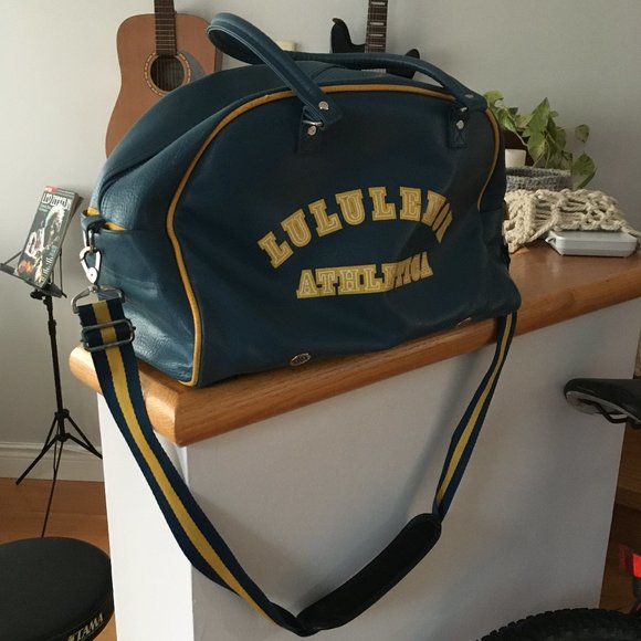 Lululemon Leather Duffle/Gym Bag - Picture 1 of 2